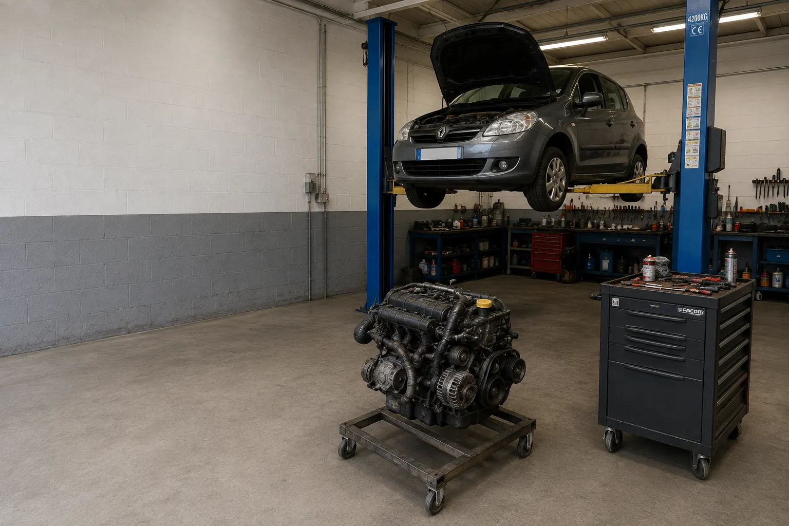 Rachat de voiture avec moteur ou boîte HS dans un garage