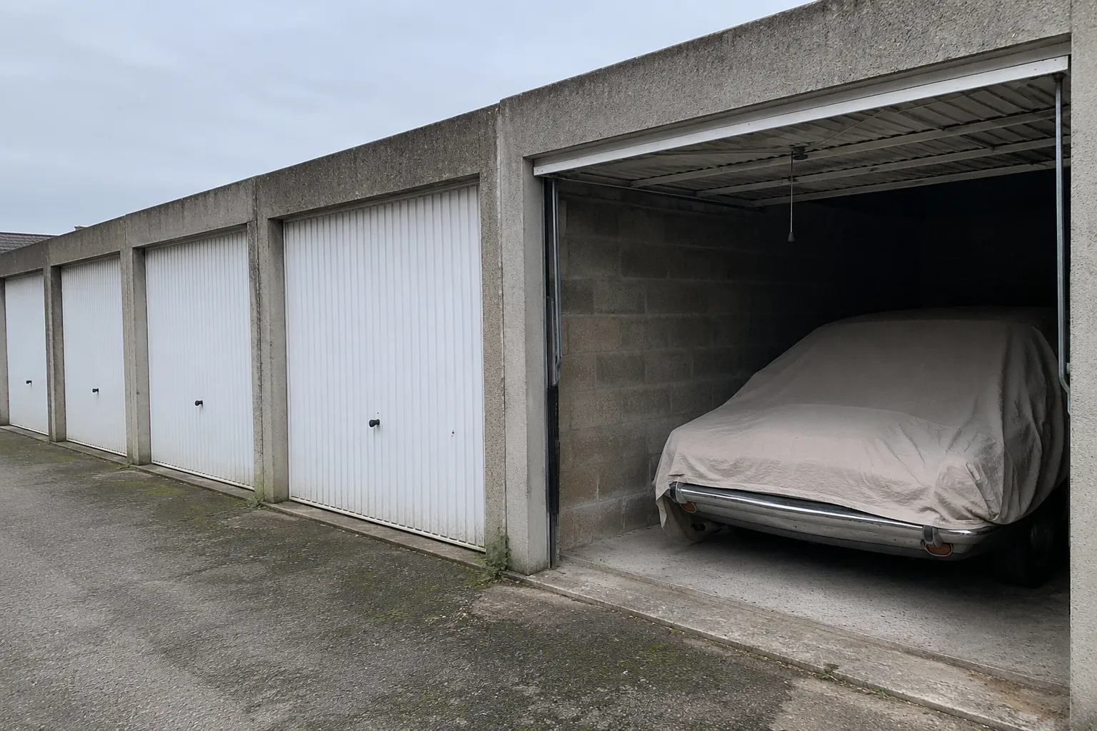 Rachat de voiture en succession, véhicule stocké en box